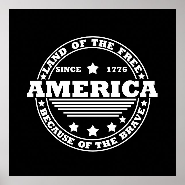 Lycklig 4:e juli poster (Framsidan)