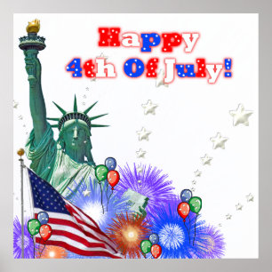 Lycklig 4:e juli Poster