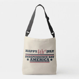 Lycklig 4:e July independence day Amerika Axelväska