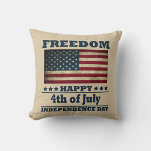 Lycklig 4:e July independence day Kudde