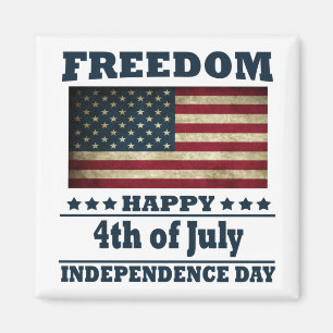 Lycklig 4:e July independence day Magnet