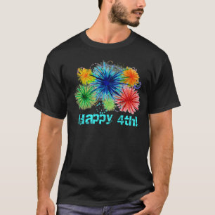 Lycklig 4:e killarna T Tee Shirt