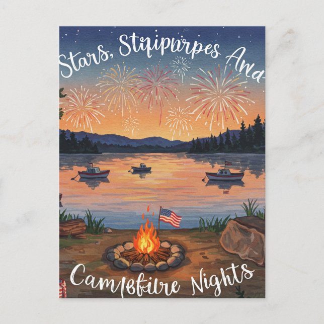 Lycklig 4 juli 2011 tassar för frihetskort vykort (Framsida)