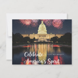 Lycklig 4 juli 2011 tassar för frihetskort vykort