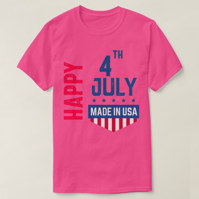 Lycklig 4 juli 2020 t shirt (Design framsida)
