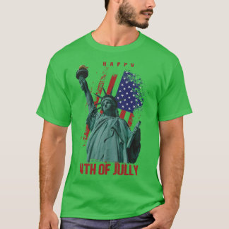 Lycklig 4 juli (5) t shirt