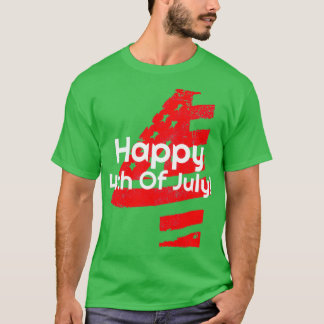 Lycklig 4 juli (5) t shirt
