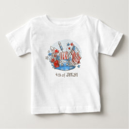 Lycklig 4 juli Baby T-Shirt