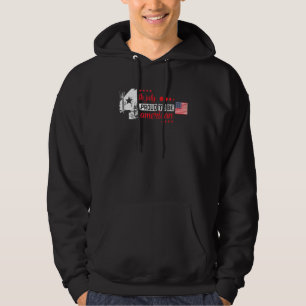 Lycklig 4 juli: Fireworks Patriotic Lycklig Indepe Hoodie