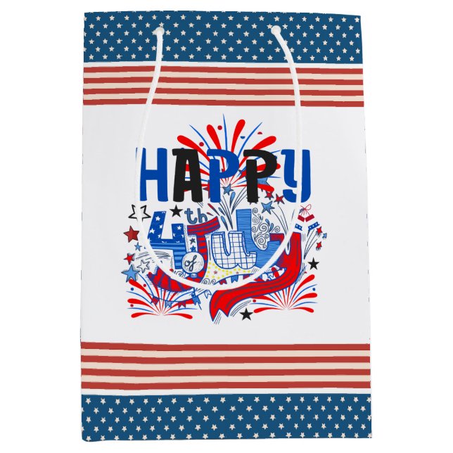 Lycklig 4 juli Fireworks USA-63261 (Framsidan)