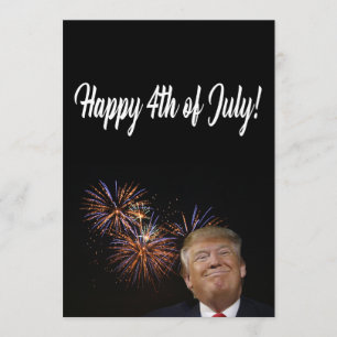 Lycklig 4 juli från Donald Trump Kort