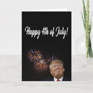 Lycklig 4 juli från Donald Trump Kort