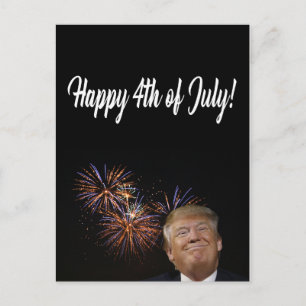 Lycklig 4 juli från Donald Trump Vykort