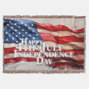 Lycklig 4 juli-Independence day Filt