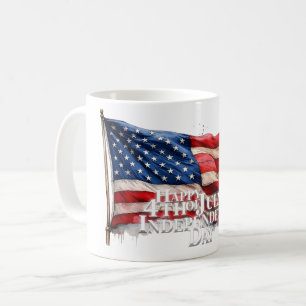 Lycklig 4 juli-Independence day Kaffemugg
