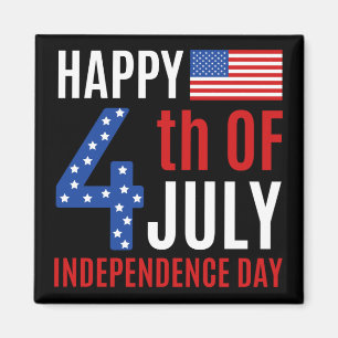 Lycklig 4 juli Independence day Magnet