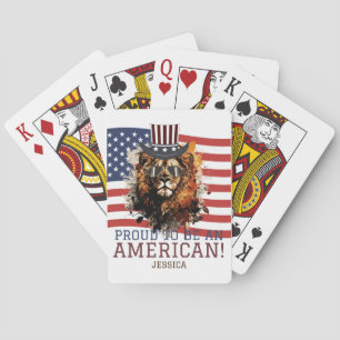 Lycklig 4 juli Independence day party Casinokort