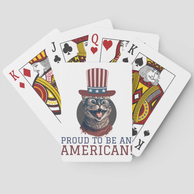 Lycklig 4 juli Independence day party Casinokort (Baksidan)
