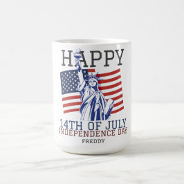 Lycklig 4 juli Independence day party Kaffemugg