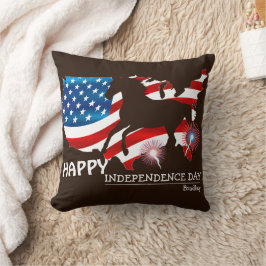 Lycklig 4 juli Independence day party Kudde