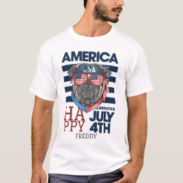 Lycklig 4 juli Independence day party T Shirt