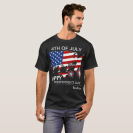 Lycklig 4 juli Independence day party T Shirt