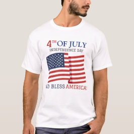 Lycklig 4 juli Independence day party T Shirt
