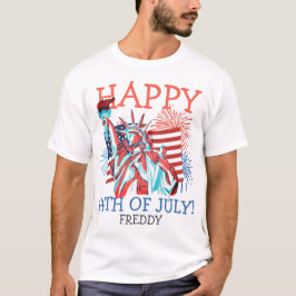Lycklig 4 juli Independence day party T Shirt