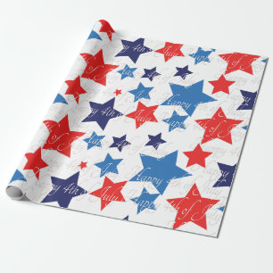 Lycklig 4 juli/Independence day Presentpapper