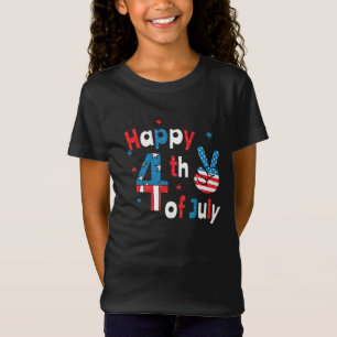 Lycklig 4 juli Independence day T Shirt
