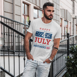 Lycklig 4 juli Independence day T Shirt