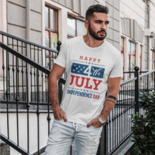 Lycklig 4 juli Independence day T Shirt