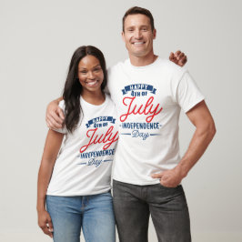 Lycklig 4 juli Independence day T Shirt