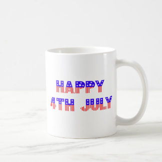 Lycklig 4 juli kaffemugg