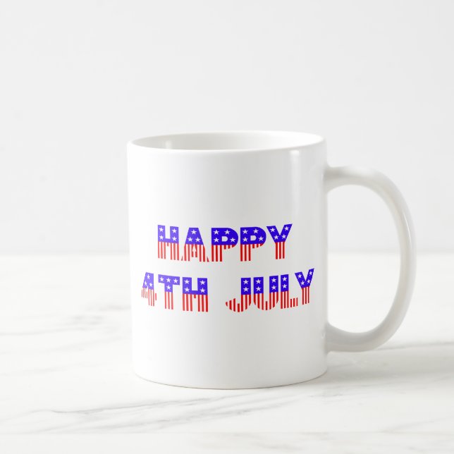 Lycklig 4 juli kaffemugg (Höger)