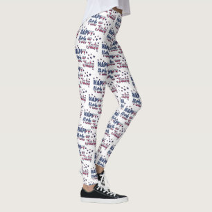 Lycklig 4 juli leggings