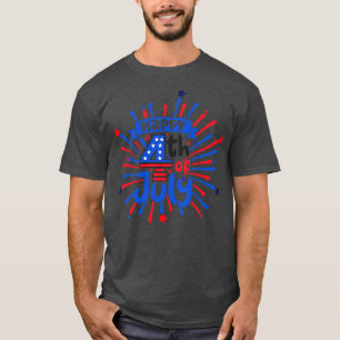 Lycklig 4 juli Lycklig Independence day T Shirt