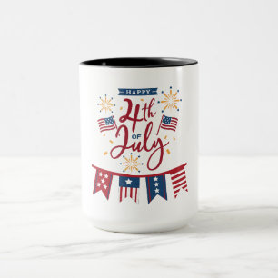 Lycklig 4 juli Mugg