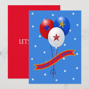 Lycklig 4 juli: Patriotic Balloons Customize