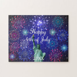 Lycklig 4 juli pussel
