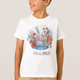 Lycklig 4 juli t shirt