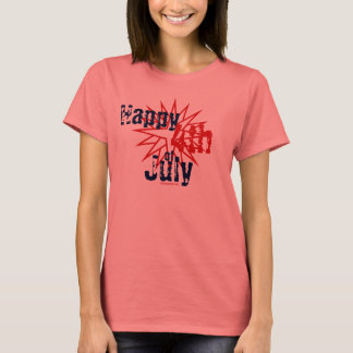 Lycklig 4 juli t-shirt
