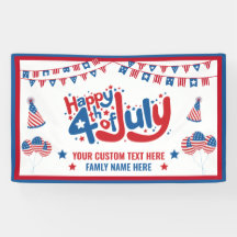 LYCKLIG 4 JULY BANNER