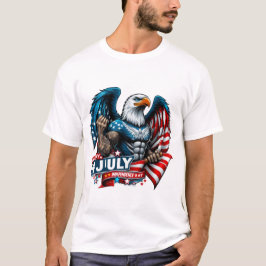 Lycklig 4 JULY T-shirt