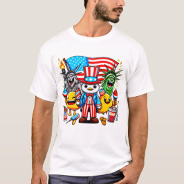 Lycklig 4 JULY T-shirt