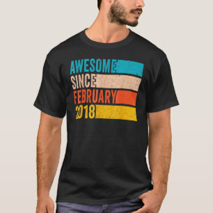 Lycklig 4e födelsedagen 4 år gammal Fantastisk sed T Shirt