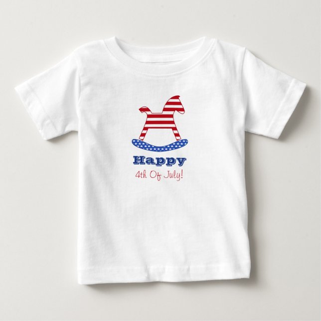 Lycklig 4th Juli lurar T-tröja Tee Shirt (Framsida)
