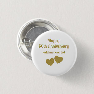 Lycklig 50-årsdagen knapp