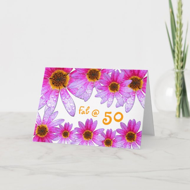 Lycklig 50-årsdagen! kort (Framsida)