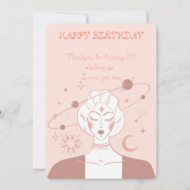 Lycklig 50:e födelsedag med platta Helgdag Julkort